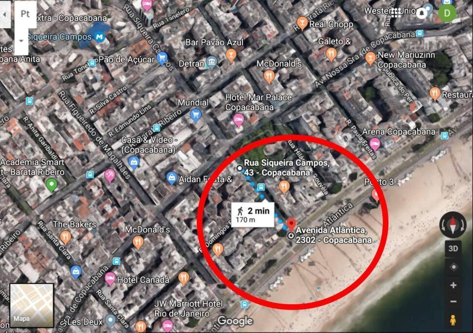 Copacabana Lindo Ar Condicionado Wifi Lado Metro, Comercio E Proximo Apartamento *
